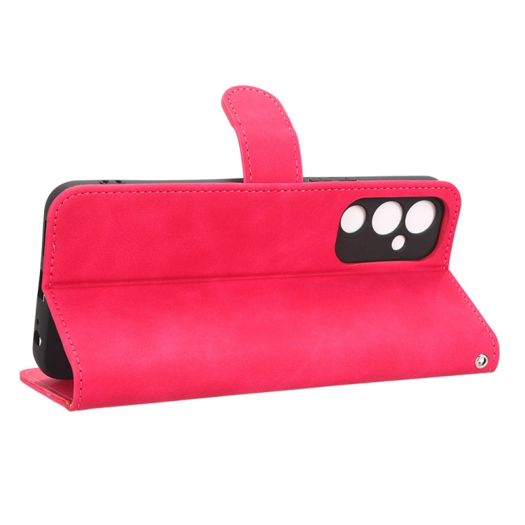 For Tecno Pova 4 Skin Feel Magnetic Flip Leather Phone Case