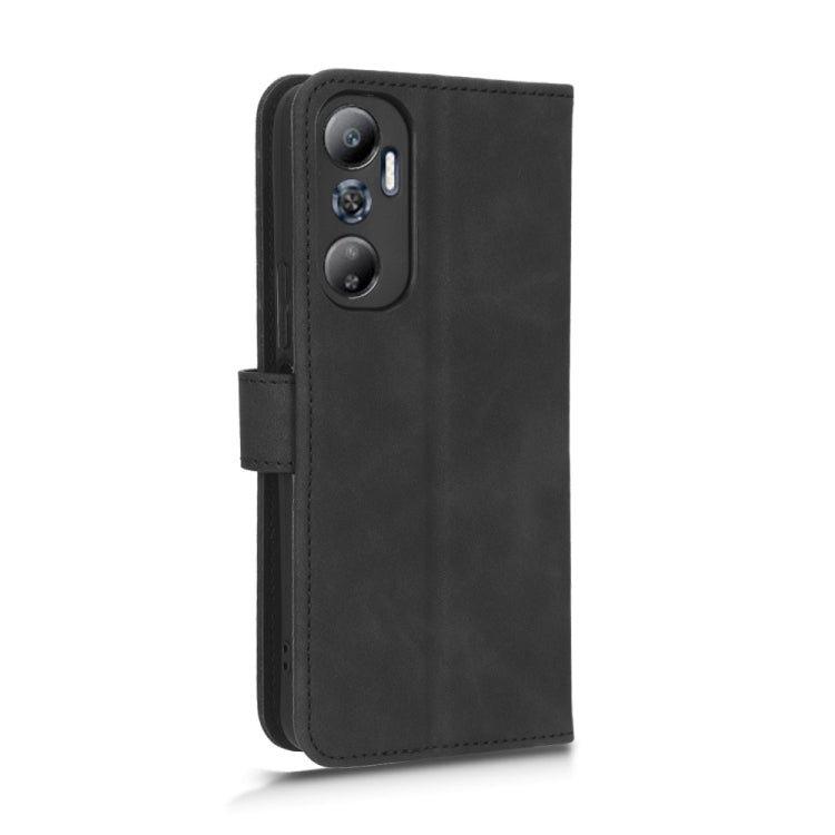 For Infinix Hot 20 4G Skin Feel Magnetic Flip Leather Phone Case
