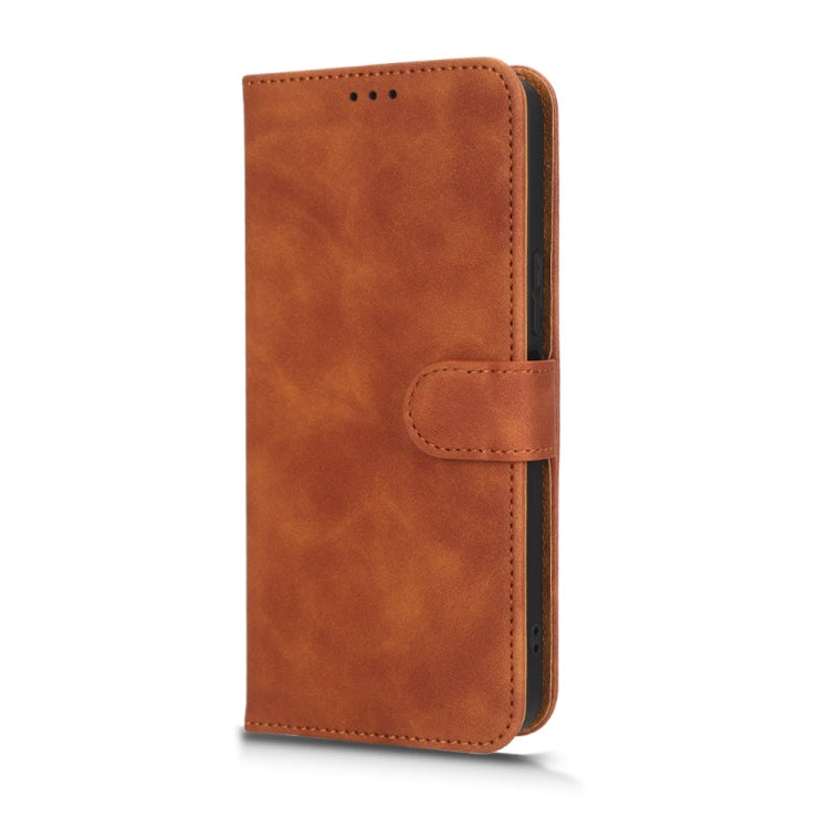 For Infinix Hot 20 4G Skin Feel Magnetic Flip Leather Phone Case