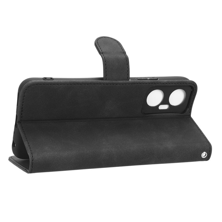 For Infinix Hot 20 5G Skin Feel Magnetic Flip Leather Phone Case