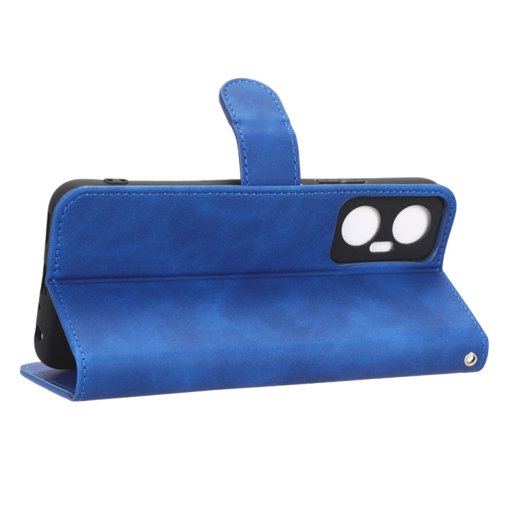 For Infinix Hot 20 5G Skin Feel Magnetic Flip Leather Phone Case