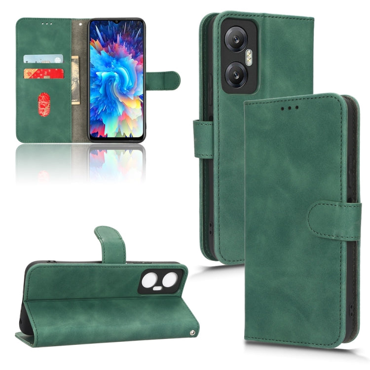 For Infinix Hot 20 5G Skin Feel Magnetic Flip Leather Phone Case