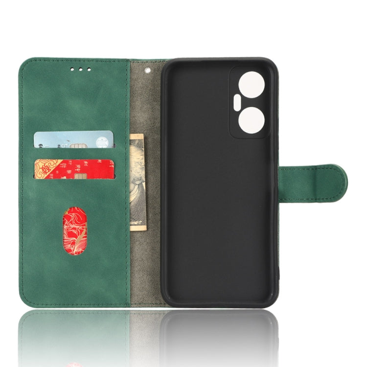 For Infinix Hot 20 5G Skin Feel Magnetic Flip Leather Phone Case