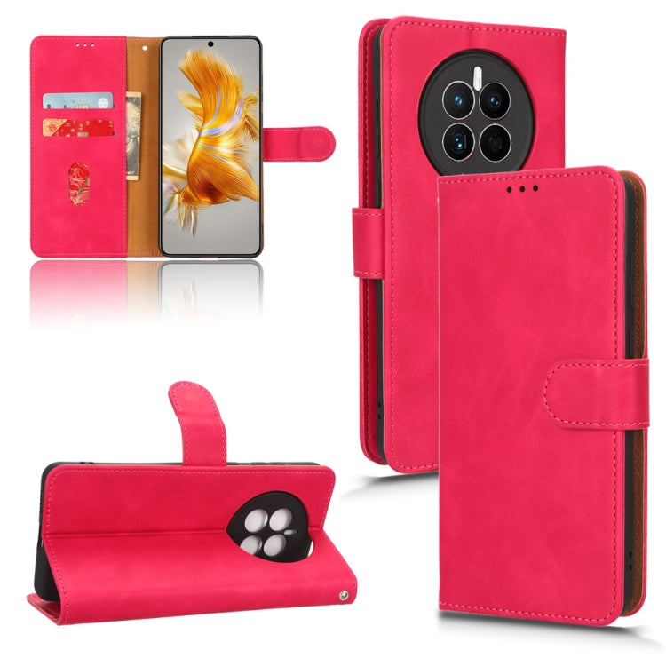 For Huawei Mate 50 Skin Feel Magnetic Flip Leather Phone Case