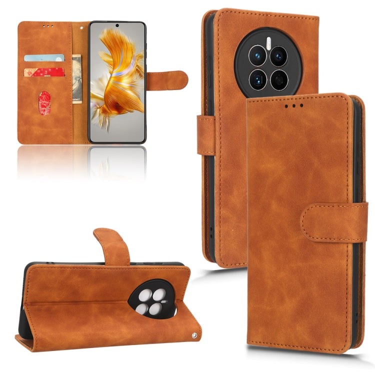 For Huawei Mate 50 Skin Feel Magnetic Flip Leather Phone Case