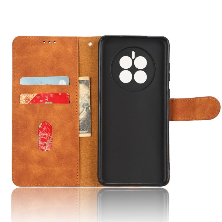 For Huawei Mate 50 Skin Feel Magnetic Flip Leather Phone Case