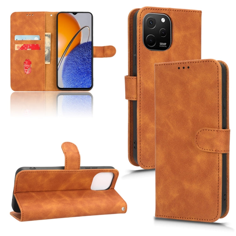 For Huawei  Nova Y61 Skin Feel Magnetic Flip Leather Phone Case