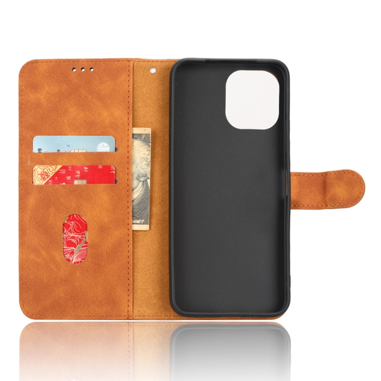 For Huawei  Nova Y61 Skin Feel Magnetic Flip Leather Phone Case