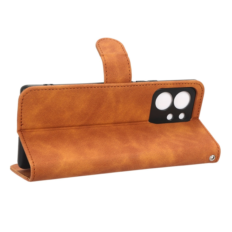 For Honor 80 SE 5G Skin Feel Magnetic Flip Leather Phone Case