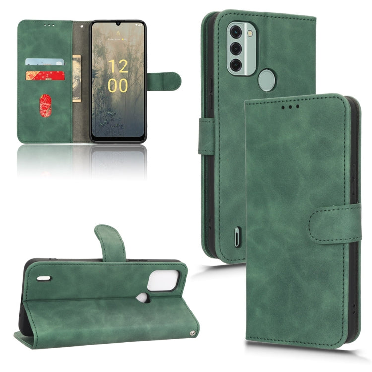 For Nokia C31 Skin Feel Magnetic Flip Leather Phone Case