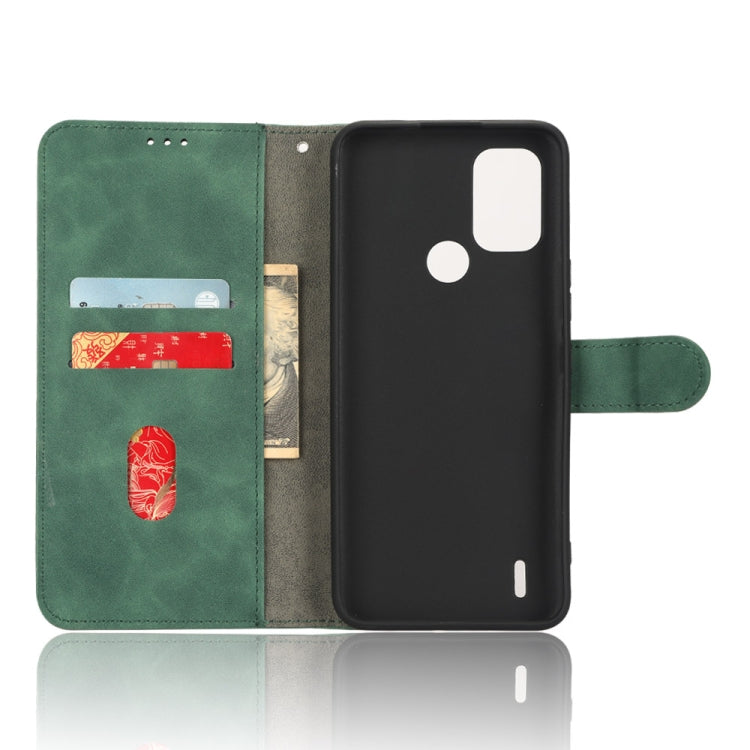 For Nokia C31 Skin Feel Magnetic Flip Leather Phone Case