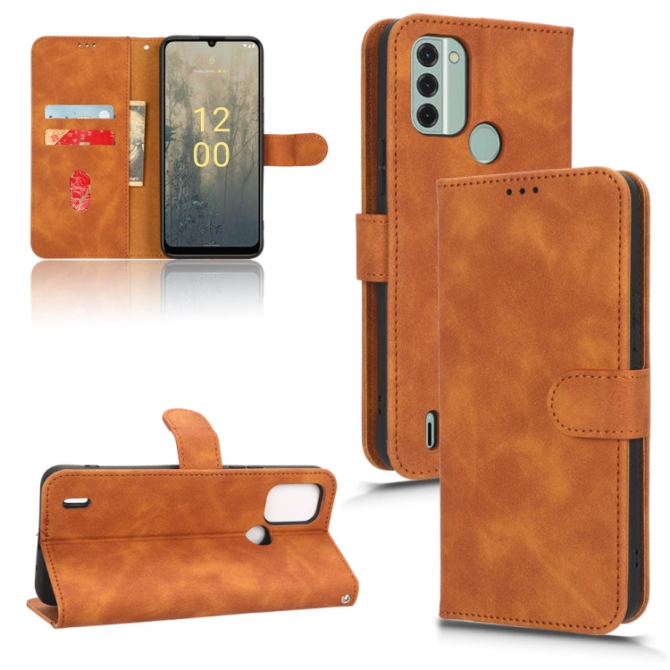 For Nokia C31 Skin Feel Magnetic Flip Leather Phone Case