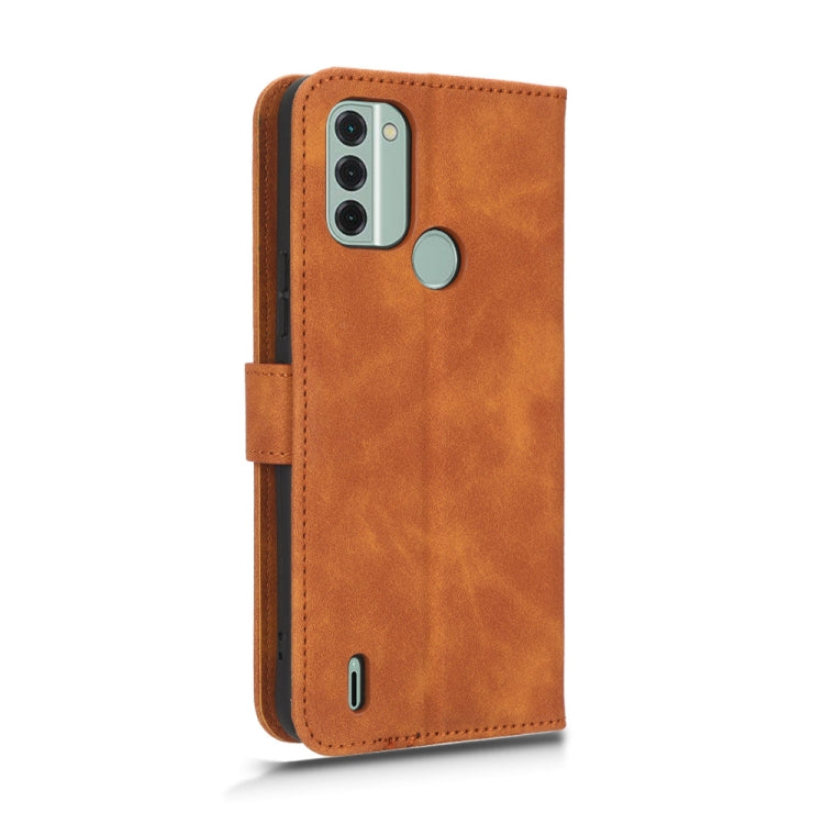 For Nokia C31 Skin Feel Magnetic Flip Leather Phone Case