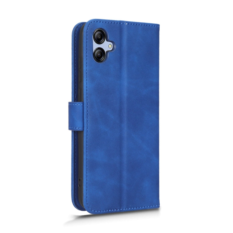For Samsung Galaxy A04e Skin Feel Magnetic Flip Leather Phone Case