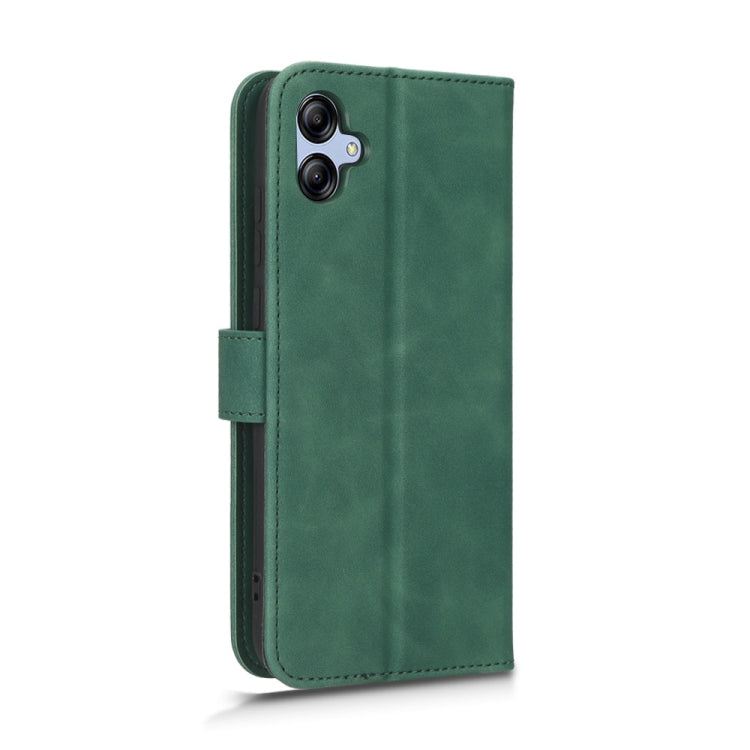 For Samsung Galaxy A04e Skin Feel Magnetic Flip Leather Phone Case