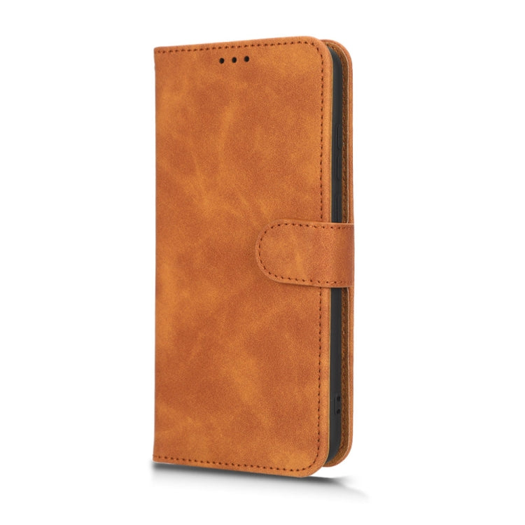 For Samsung Galaxy A04e Skin Feel Magnetic Flip Leather Phone Case