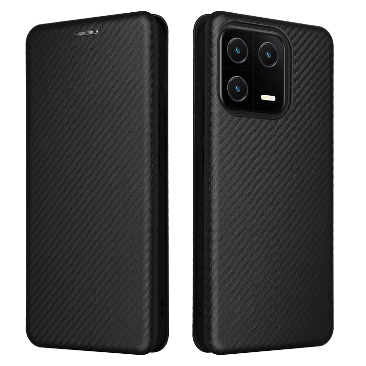 For Xiaomi 13 Carbon Fiber Texture Flip Leather Phone Case