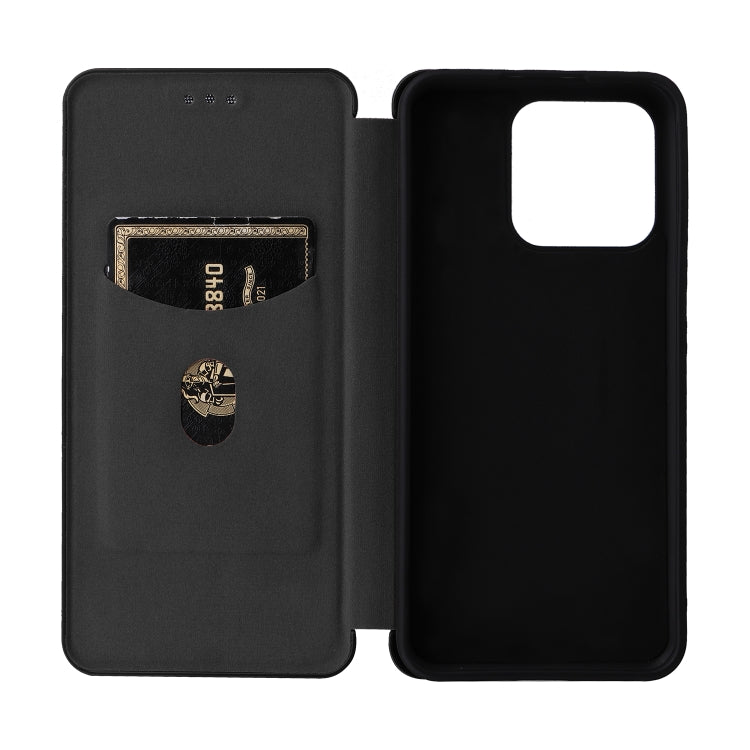 For Xiaomi 13 Carbon Fiber Texture Flip Leather Phone Case