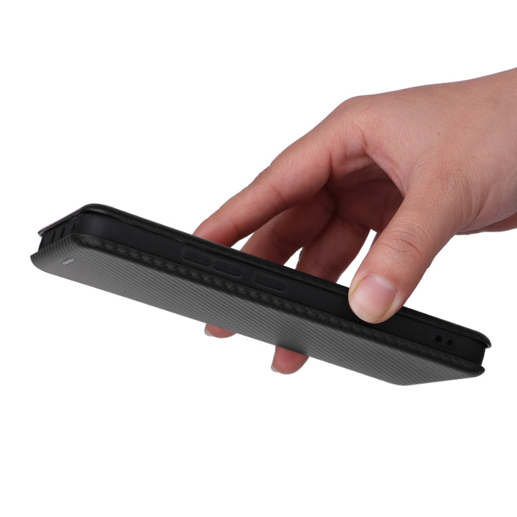 For Xiaomi 13 Carbon Fiber Texture Flip Leather Phone Case