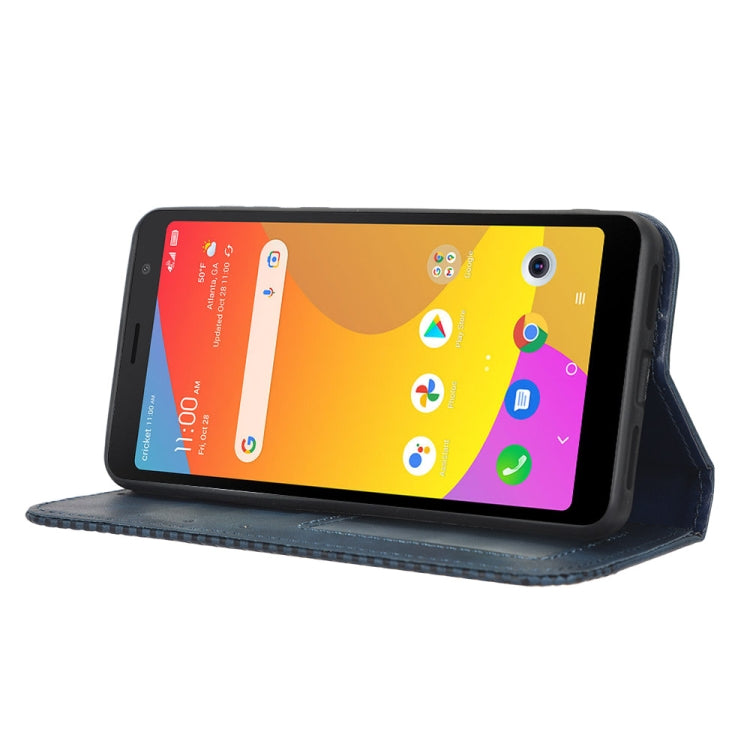 For TCL ION Z Magnetic Buckle Retro Texture Leather Phone Case