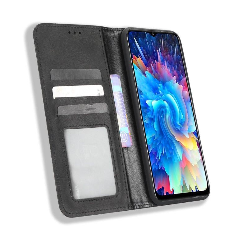 For Infinix Hot 20 5G X666B Magnetic Buckle Retro Texture Leather Phone Case