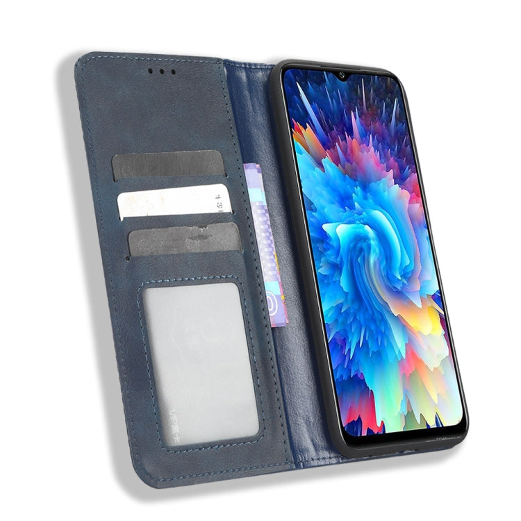 For Infinix Hot 20 5G X666B Magnetic Buckle Retro Texture Leather Phone Case