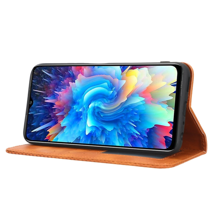 For Infinix Hot 20 5G X666B Magnetic Buckle Retro Texture Leather Phone Case