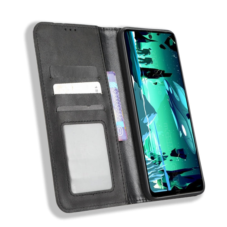 For Infinix Hot 20S X6827 Magnetic Buckle Retro Texture Leather Phone Case