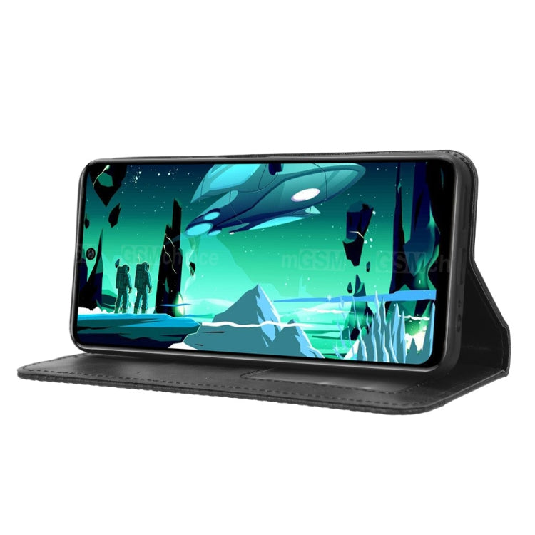 For Infinix Hot 20S X6827 Magnetic Buckle Retro Texture Leather Phone Case