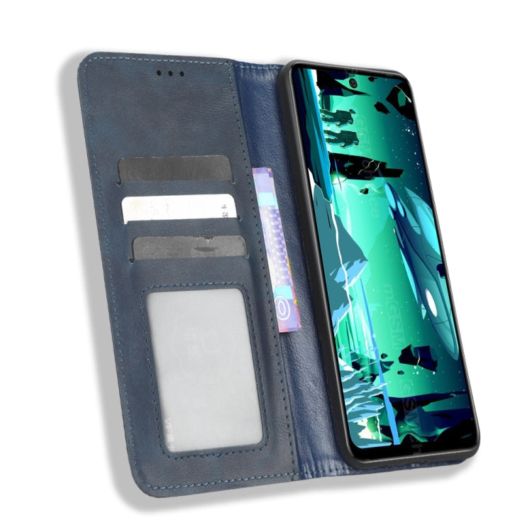 For Infinix Hot 20S X6827 Magnetic Buckle Retro Texture Leather Phone Case