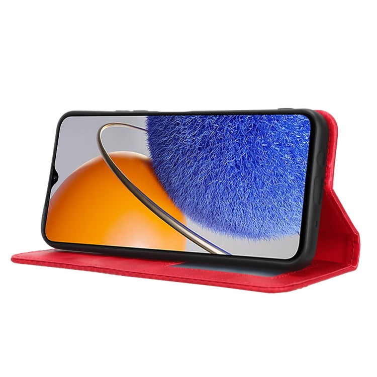 For Huawei nova Y61 Magnetic Buckle Retro Texture Leather Phone Case