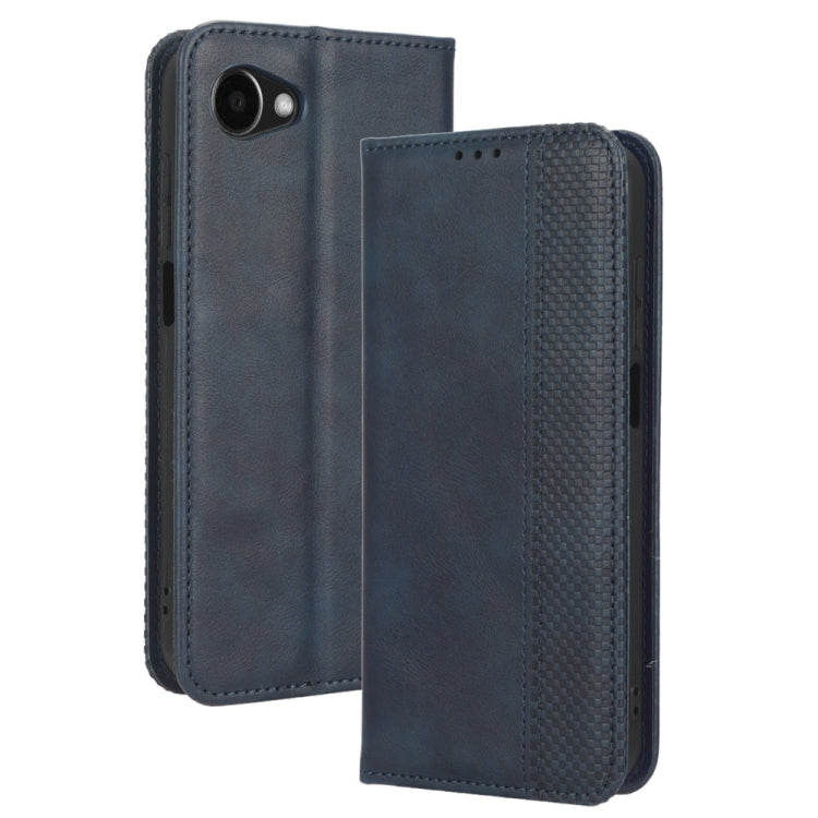 For Orbic JOY RC608L Magnetic Buckle Retro Texture Leather Phone Case