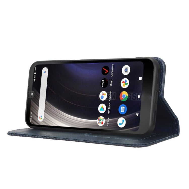 For Orbic JOY RC608L Magnetic Buckle Retro Texture Leather Phone Case