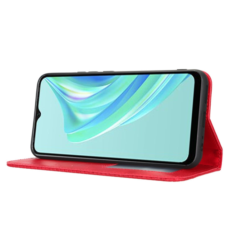 For Infinix Hot 20i Magnetic Buckle Retro Texture Leather Phone Case