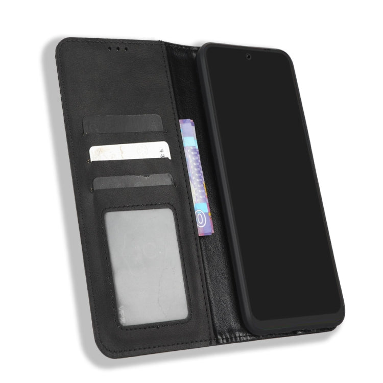 For Tecno Pova Neo 2 Magnetic Buckle Retro Texture Leather Phone Case