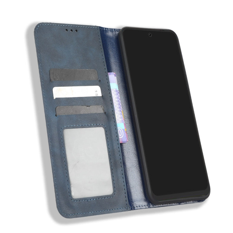 For Tecno Pova Neo 2 Magnetic Buckle Retro Texture Leather Phone Case