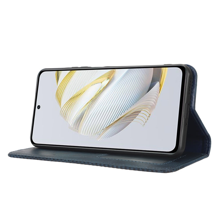 For Huawei nova 10 SE Magnetic Buckle Retro Texture Leather Phone Case