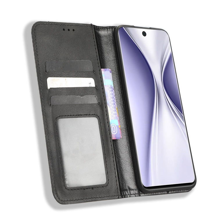 For Honor X20 SE / Huawei nova 10z Magnetic Buckle Retro Texture Leather Phone Case