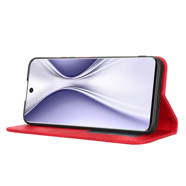 For Honor X20 SE / Huawei nova 10z Magnetic Buckle Retro Texture Leather Phone Case