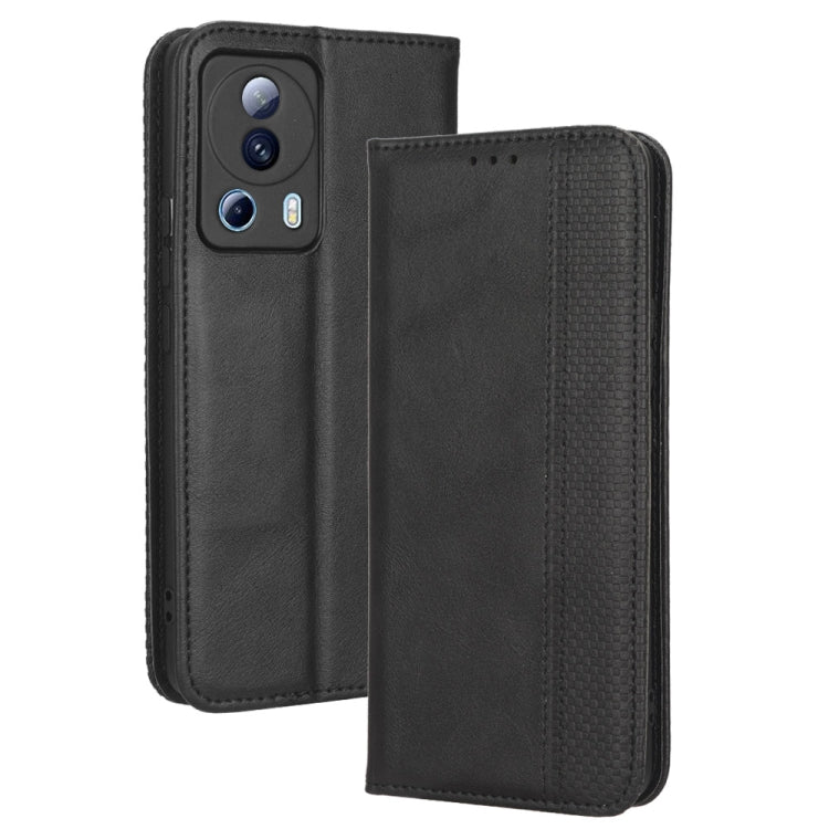 For Xiaomi Civi 2 5G / 12 Lite NE Magnetic Buckle Retro Texture Leather Phone Case