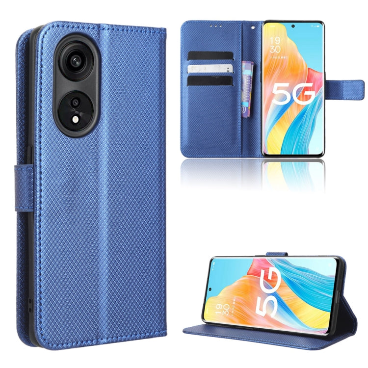 For OPPO A1 Pro Diamond Texture Leather Phone Case