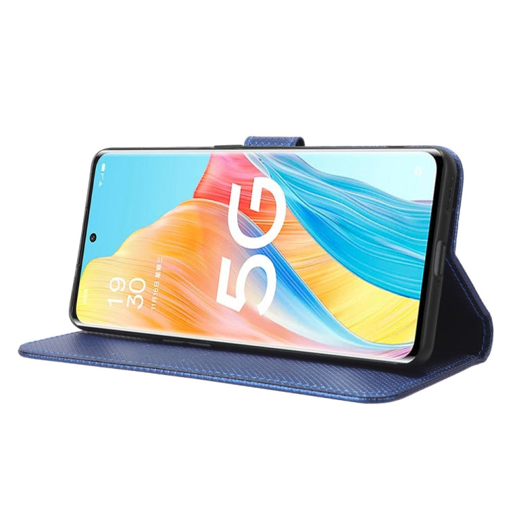 For OPPO A1 Pro Diamond Texture Leather Phone Case