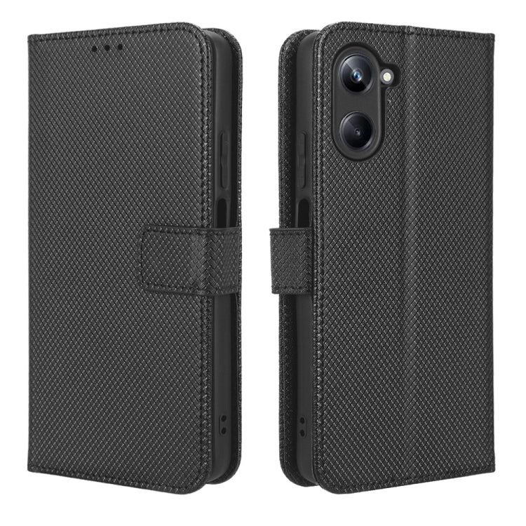 For Realme 10 4G Diamond Texture Leather Phone Case