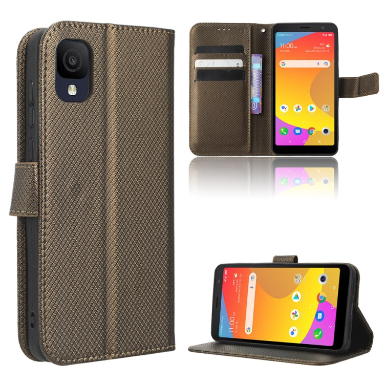 For TCL ION Z Diamond Texture Leather Phone Case