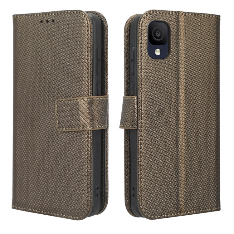 For TCL ION Z Diamond Texture Leather Phone Case