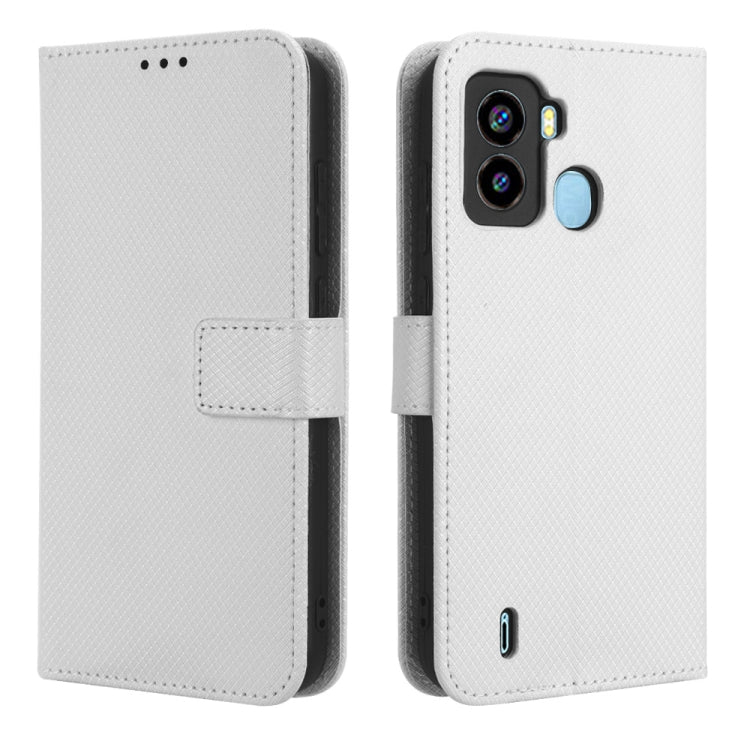 For Tecno Pop 6 BE7 Diamond Texture Leather Phone Case