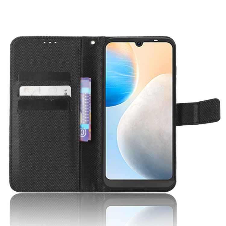 For Tecno Pop 6 BE7 Diamond Texture Leather Phone Case