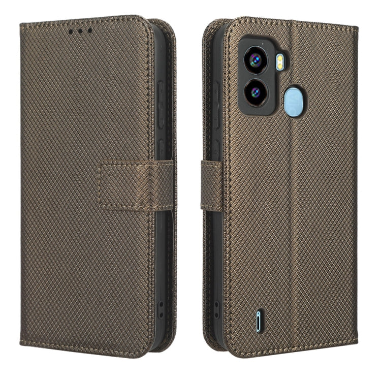 For Tecno Pop 6 BE7 Diamond Texture Leather Phone Case