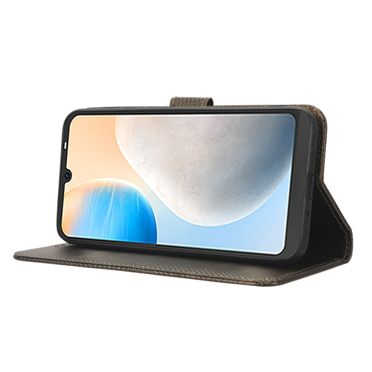 For Tecno Pop 6 BE7 Diamond Texture Leather Phone Case