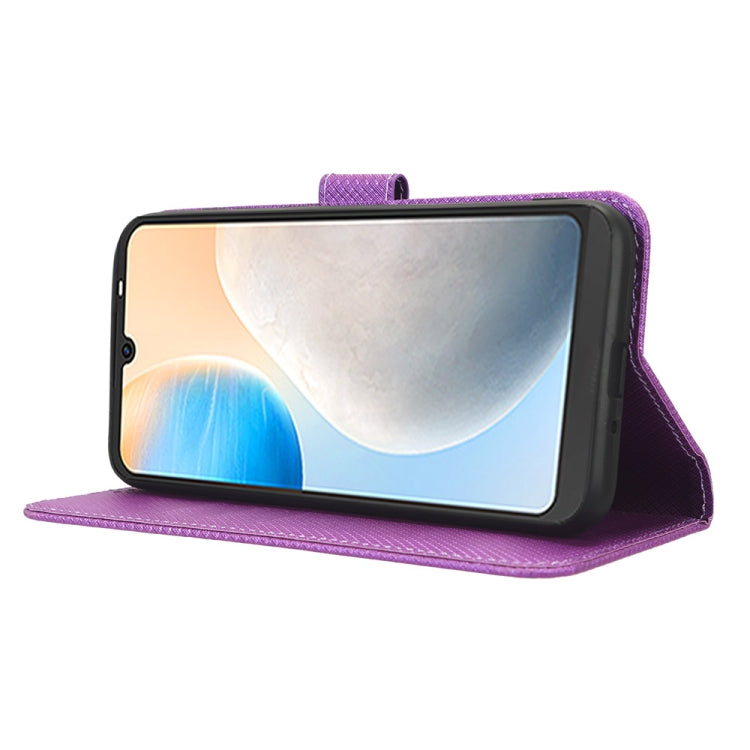 For Tecno Pop 6 BE7 Diamond Texture Leather Phone Case